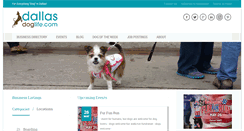 Desktop Screenshot of dallasdoglife.com